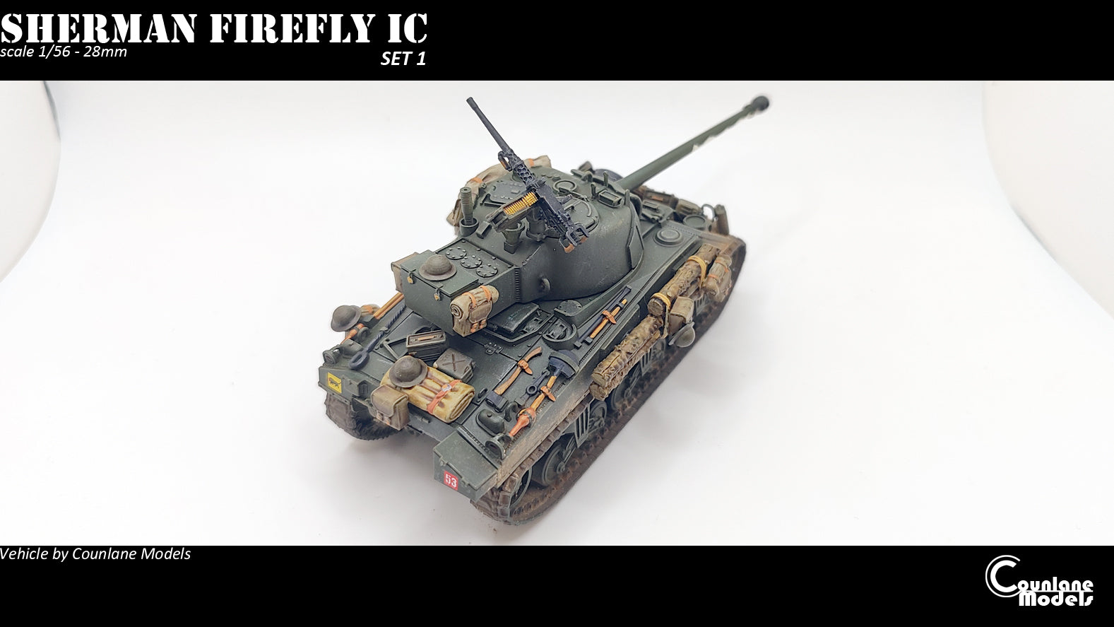 Counlane Sherman Firefly Ic 1944  (UK, Canada, Poland WW2)