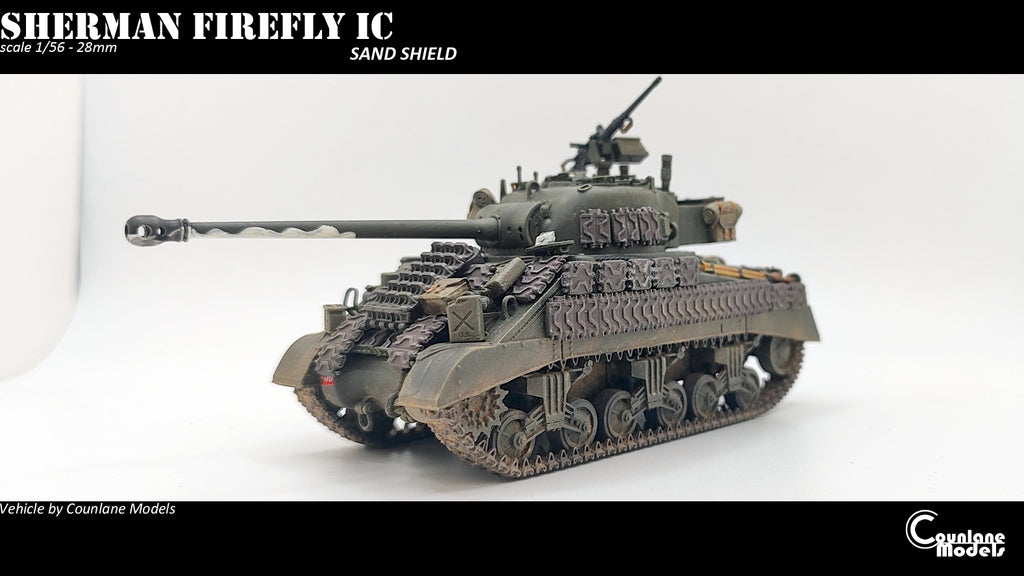 Counlane Sherman Firefly Ic Sand Shield 1944  (UK, Canada, Poland WW2)
