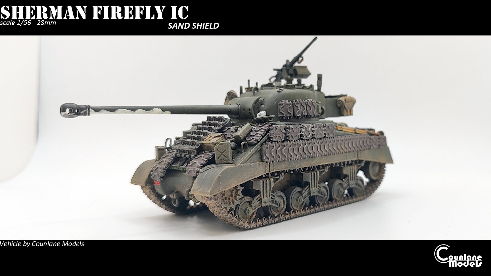 Counlane Sherman Firefly Ic Sand Shield 1944  (UK, Canada, Poland WW2)