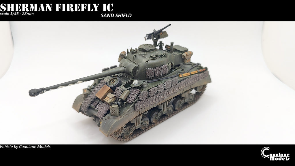 Counlane Sherman Firefly Ic Sand Shield 1944  (UK, Canada, Poland WW2)