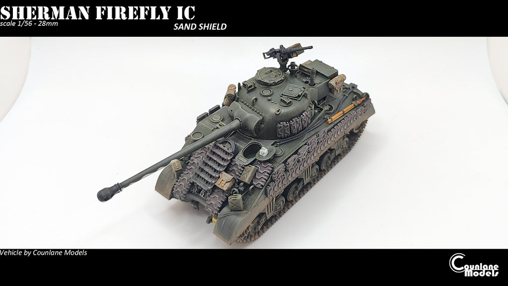 Counlane Sherman Firefly Ic Sand Shield 1944  (UK, Canada, Poland WW2)