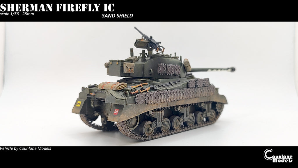 Counlane Sherman Firefly Ic Sand Shield 1944  (UK, Canada, Poland WW2)