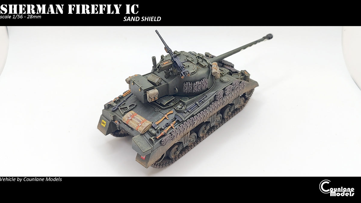 Counlane Sherman Firefly Ic Sand Shield 1944  (UK, Canada, Poland WW2)