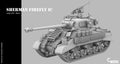 Counlane Sherman Firefly Ic Sand Shield 1944  (UK, Canada, Poland WW2)
