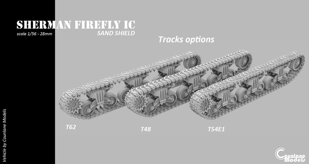 Counlane Sherman Firefly Ic Sand Shield 1944  (UK, Canada, Poland WW2)