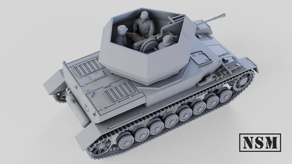 NSM Flakpanzer IV (2 cm Flakvierling 38) Wirbelwind (Germany, WW2)