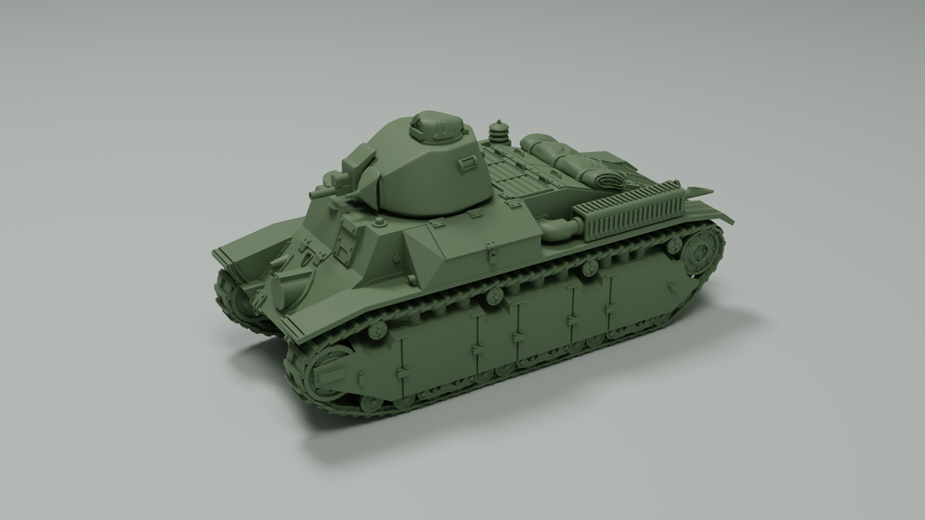 WG3D Renault D2 Medium Tank  (FRANCE, WW2)