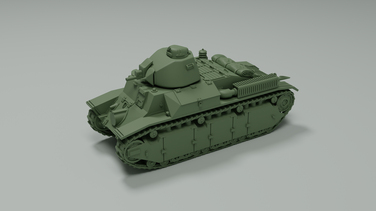 WG3D Renault D2 Medium Tank  (FRANCE, WW2)