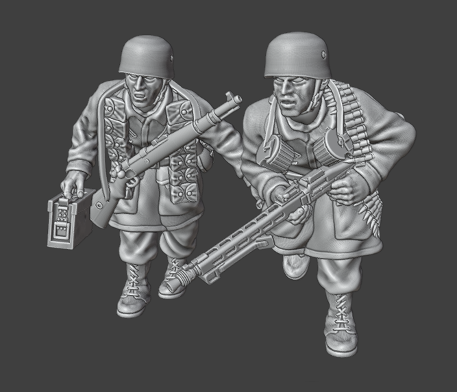 Col.Muller German Fallschirmjager LMG42 Fire Team 7