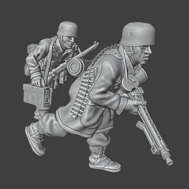 Col.Muller German Fallschirmjager LMG42 Fire Team 7