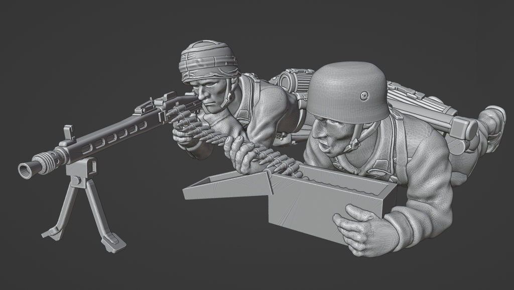 Col.Muller German Fallschirmjager LMG 42 Team 3
