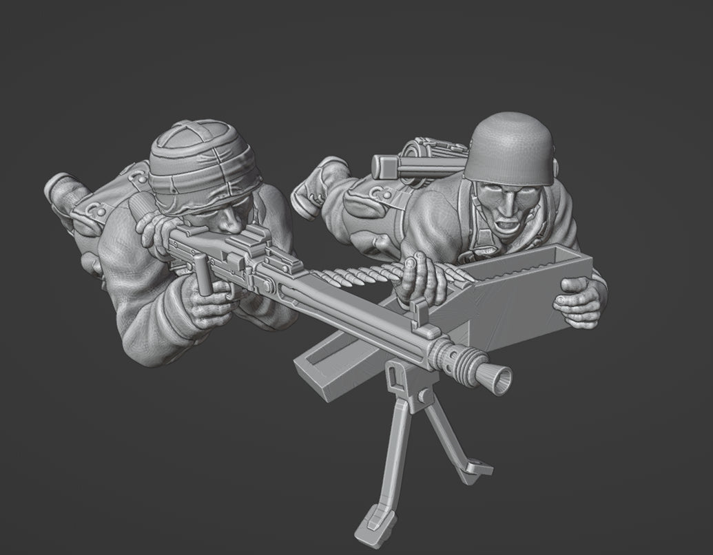 Col.Muller German Fallschirmjager LMG 42 Team 3