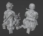 Col.Muller German Fallschirmjager LMG 42 Team 4