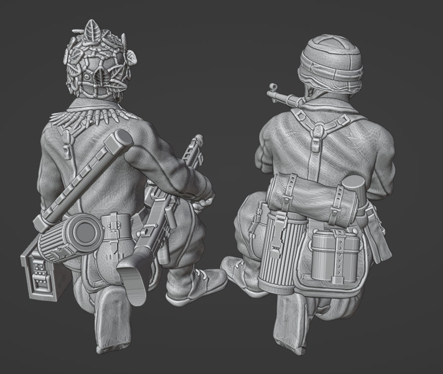 Col.Muller German Fallschirmjager LMG 42 Team 4