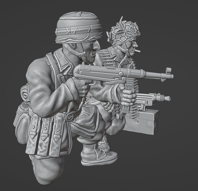 Col.Muller German Fallschirmjager LMG 42 Team 4