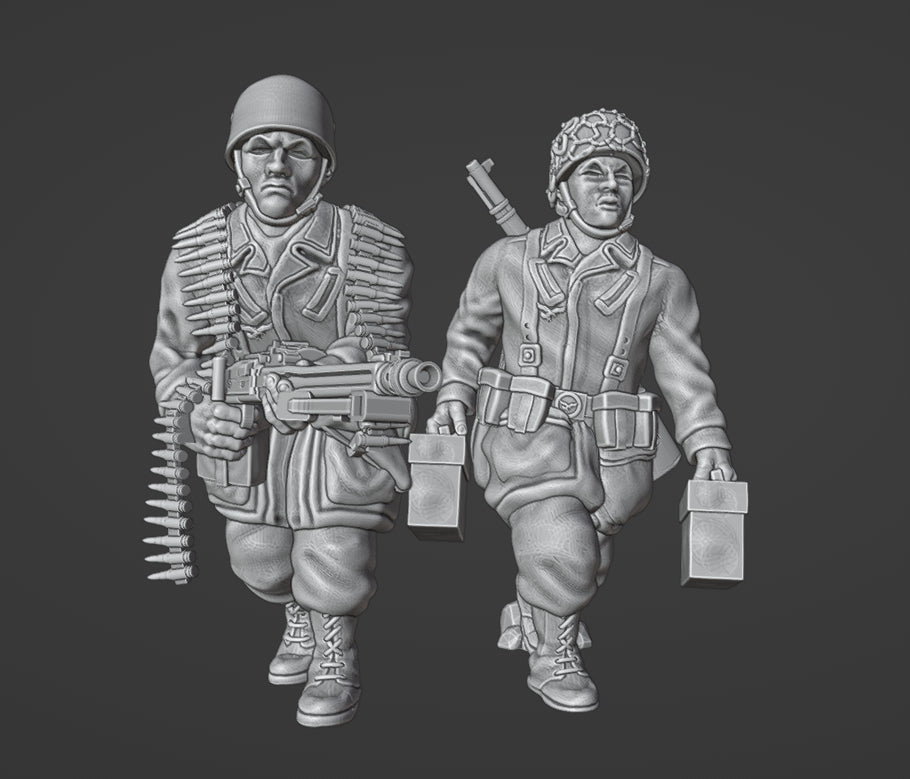 Col.Muller German Fallschirmjager MG42 Team 1