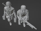 Col.Muller German Fallschirmjager MG42 Team 1