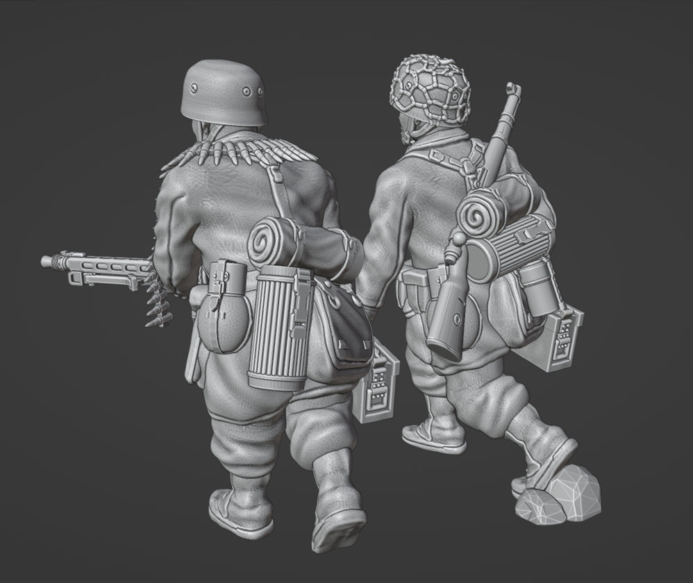 Col.Muller German Fallschirmjager MG42 Team 1