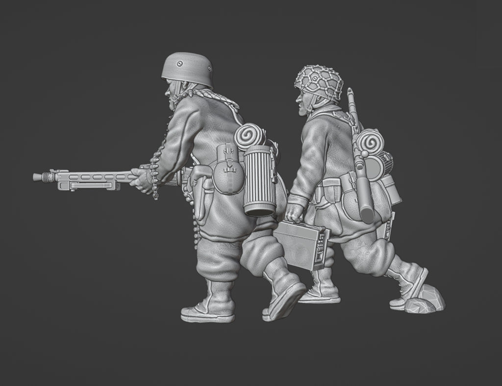 Col.Muller German Fallschirmjager MG42 Team 1