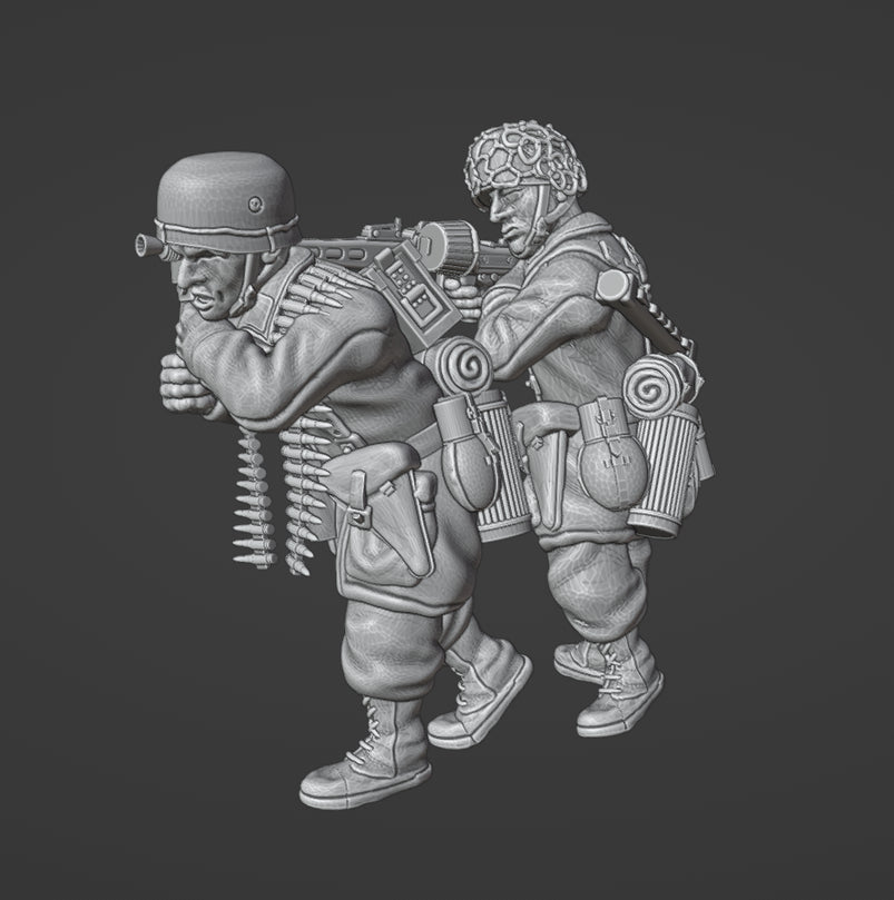 Col.Muller German Fallschirmjager MG42 Team 6