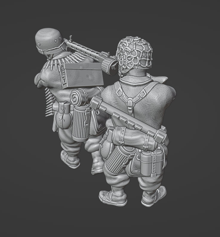 Col.Muller German Fallschirmjager MG42 Team 6