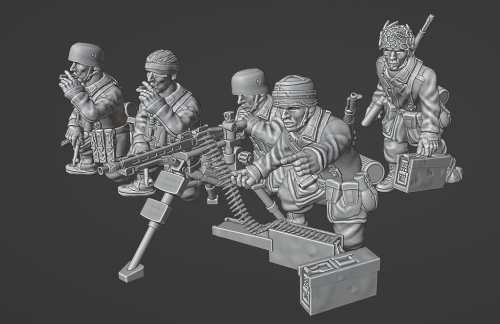 Col.Muller German Fallschirmjager MMG (MG42 tripod) 1