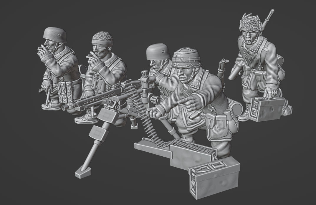 Col.Muller German Fallschirmjager MMG (MG42 tripod) 1