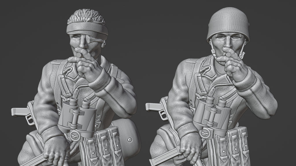 Col.Muller German Fallschirmjager MMG (MG42 tripod) 1