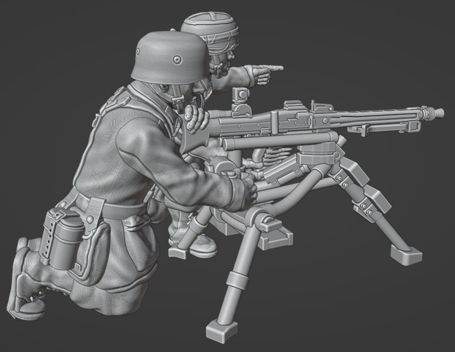 Col.Muller German Fallschirmjager MMG (MG42 tripod) 1