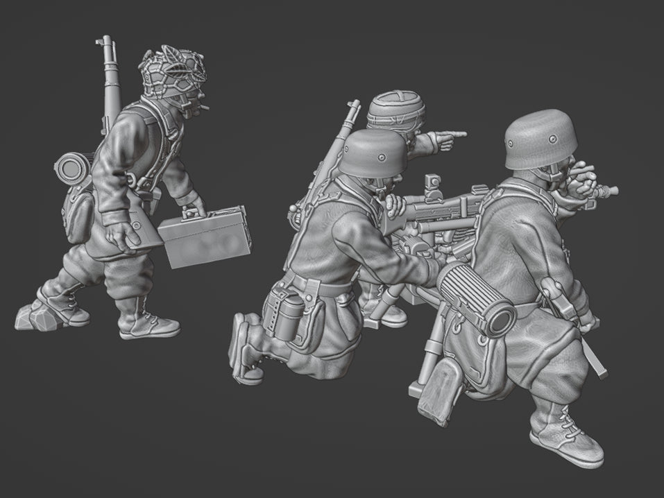 Col.Muller German Fallschirmjager MMG (MG42 tripod) 1
