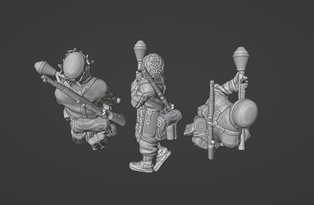 Col.Muller German Fallschirmjager Panzerfaust team 2