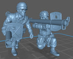 Col.Muller German Fallschirmjager PzShreck Team 1 (moving)