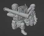 Col.Muller German Fallschirmjager PzShreck Team 2 (Firing)
