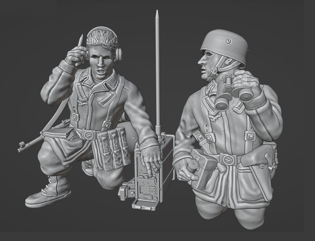 Col.Muller German Fallschirmjager Radio Operators