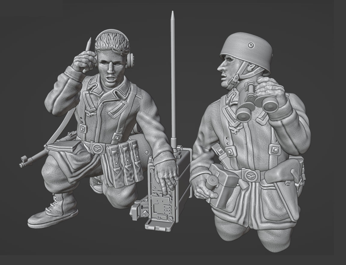 Col.Muller German Fallschirmjager Radio Operators