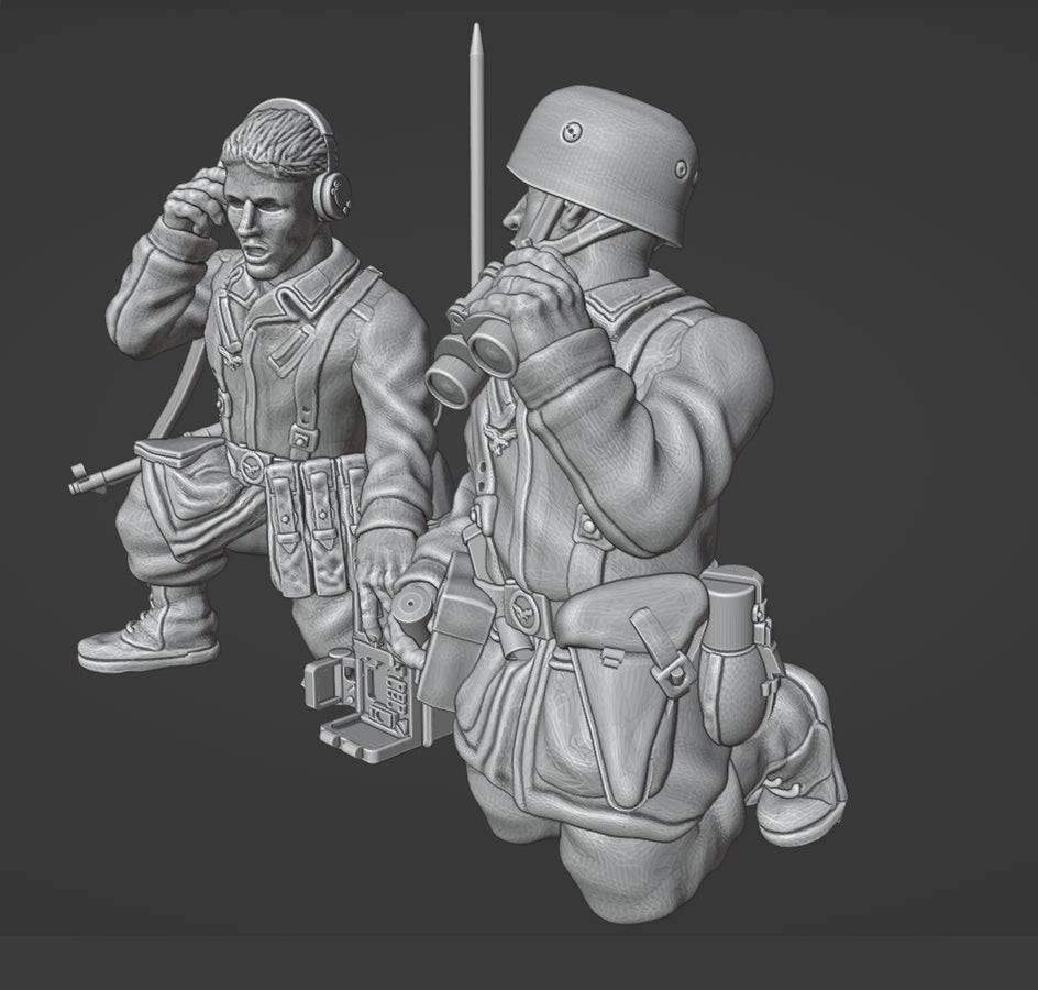 Col.Muller German Fallschirmjager Radio Operators