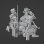 Col.Muller German Fallschirmjager Radio Operators