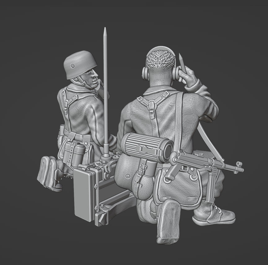 Col.Muller German Fallschirmjager Radio Operators