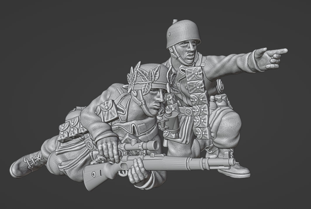 Col.Muller German Fallschirmjager Sniper Team 1