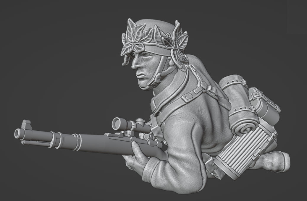 Col.Muller German Fallschirmjager Sniper Team 1