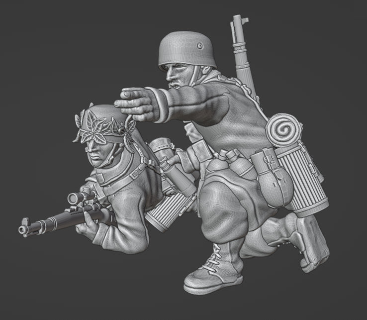 Col.Muller German Fallschirmjager Sniper Team 1