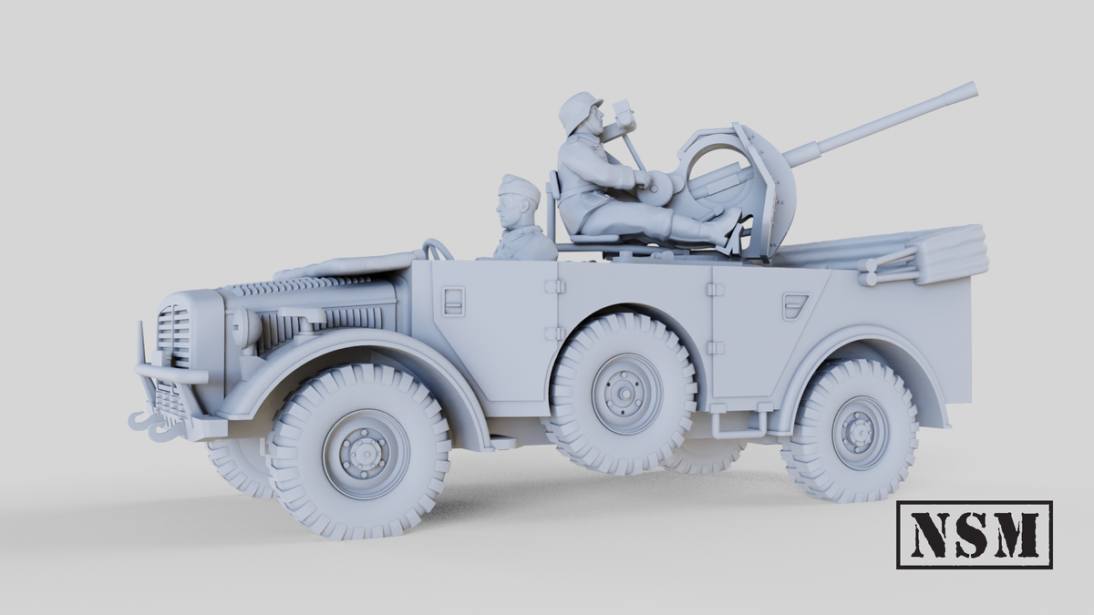 NSM HORCH Field Car 2cm Flak 38 (Germany, WW2)