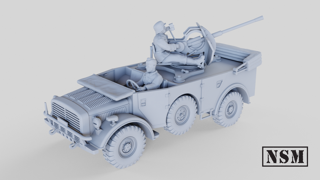 NSM HORCH Field Car 2cm Flak 38 (Germany, WW2)