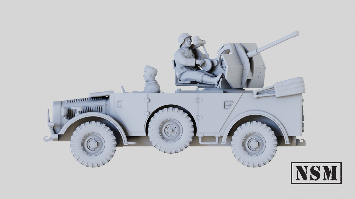 NSM HORCH Field Car 2cm Flak 38 (Germany, WW2)