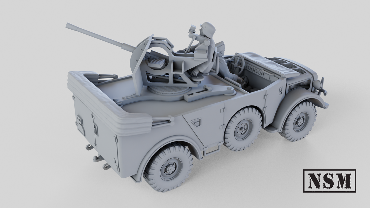 NSM HORCH Field Car 2cm Flak 38 (Germany, WW2)
