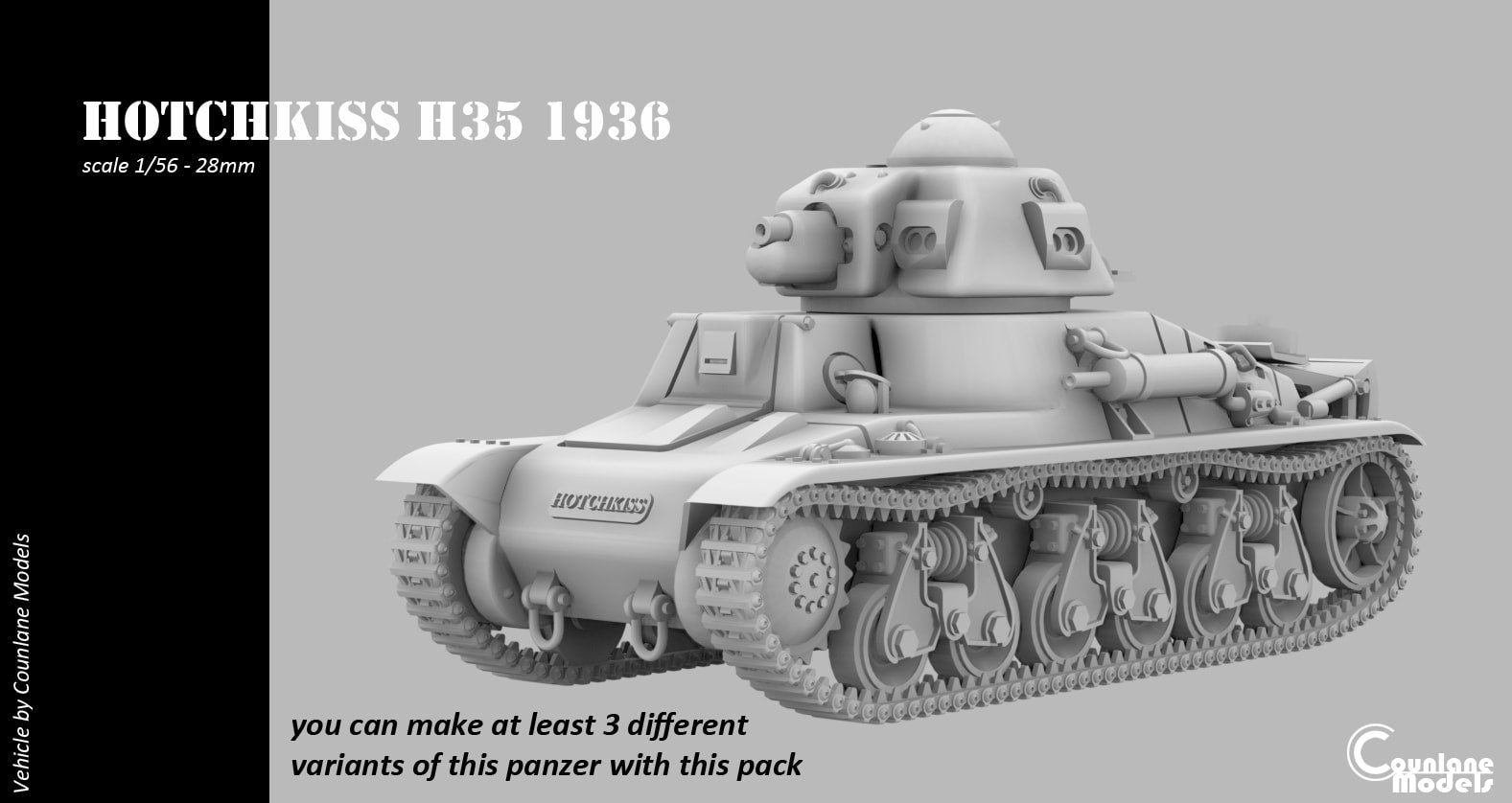 Counlane Hotchkiss H35 1936 (France, WW2)