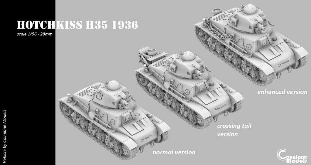 Counlane Hotchkiss H35 1936 (France, WW2)