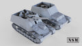 NSM HUMMEL SPG & AMMO Carrier (Germany, WW2)