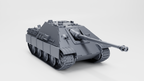 WG3D Jagdpanzer V - Panzerjaeger Panther - Jagdpanther (Sd.Kfz.173) + 3 Tankmen (Germany, WW2)
