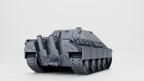 WG3D Jagdpanzer V - Panzerjaeger Panther - Jagdpanther (Sd.Kfz.173) + 3 Tankmen (Germany, WW2)